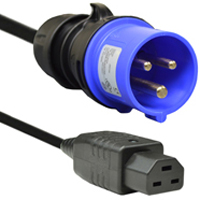IEC 60309 (6h) 20 Amp 250 Volt Adapter